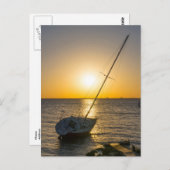 Carte Postale Sunset Sailboat Shipwreck Gulf Breeze FL (Devant / Derrière)