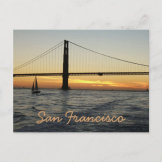 Carte Postale Sunset San Francisco