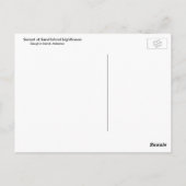 Carte Postale Sunset Sand Island Lighthouse (Dos)