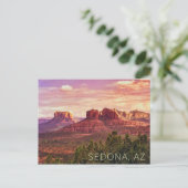 Carte postale Sunset Sedona Arizona (Debout devant)