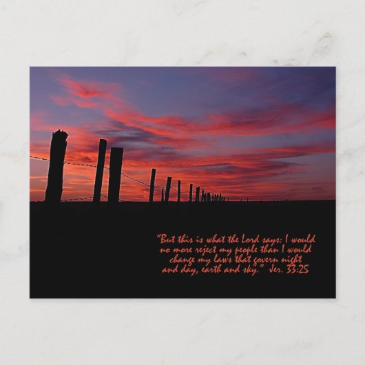 Carte Postale Sunset Sky Inspiration (Devant)