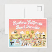Carte Postale Sunset SoCal (Devant / Derrière)