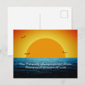 Carte Postale Sunset Soul (Devant / Derrière)