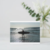 Carte Postale Sunset Surfing (Debout devant)