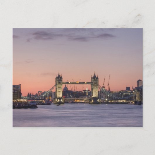 Carte postale Sunset Tower Bridge (Devant)