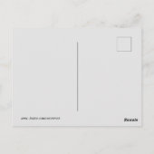 Carte postale Sunset Washington State (Dos)