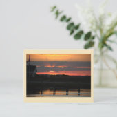 Carte postale Sunset Waterscape Photo (Debout devant)