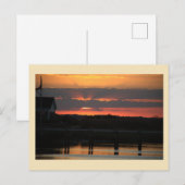 Carte postale Sunset Waterscape Photo (Devant / Derrière)