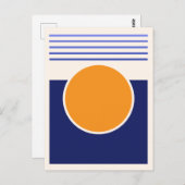 Carte postale Sunshine Art Abstrait (Devant / Derrière)