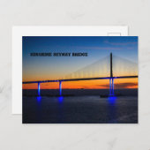 Carte Postale Sunshine Skyway Bridge, Floride (Devant / Derrière)