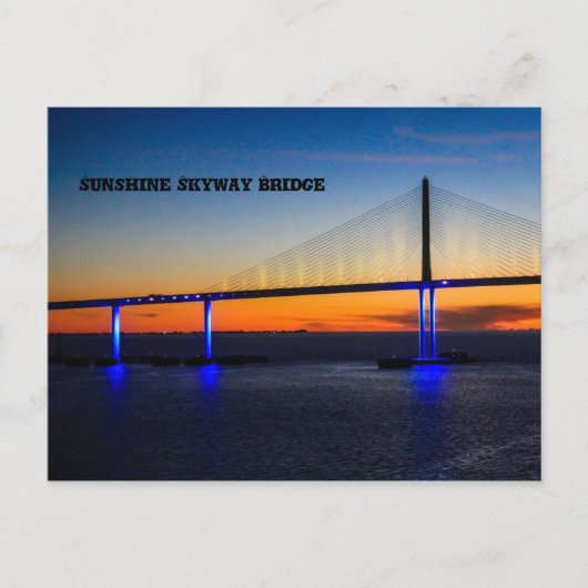 Carte Postale Sunshine Skyway Bridge, Floride (Devant)