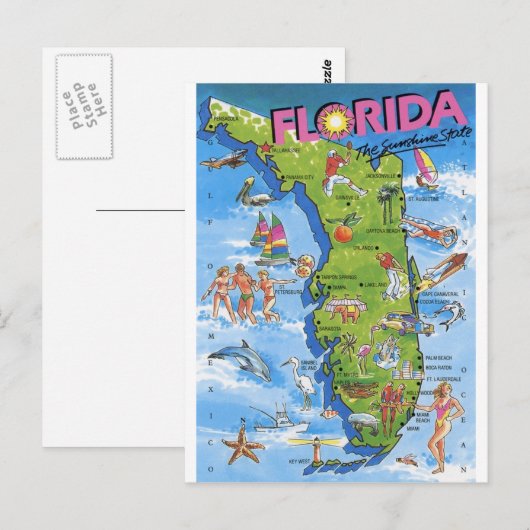 Carte postale Sunshine State (Devant / Derrière)