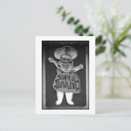 Carte postale Super Baker (Debout devant)