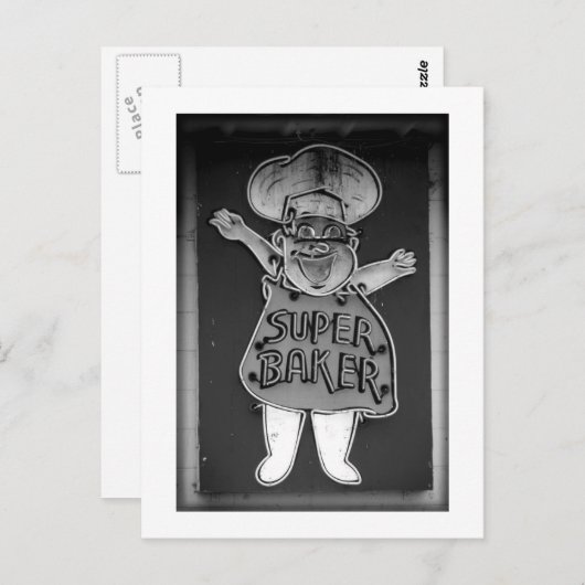 Carte postale Super Baker (Devant / Derrière)