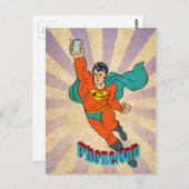 Carte Postale Super Cell Phone Man (Devant / Derrière)