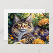 Carte Postale super chat (Devant / Derrière)