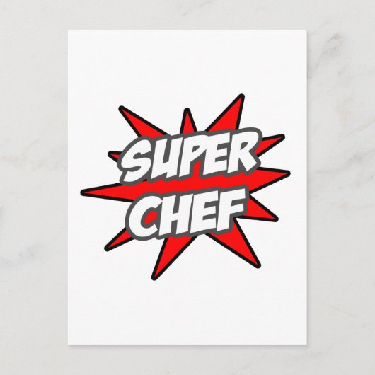 Carte Postale Super Chef (Devant)