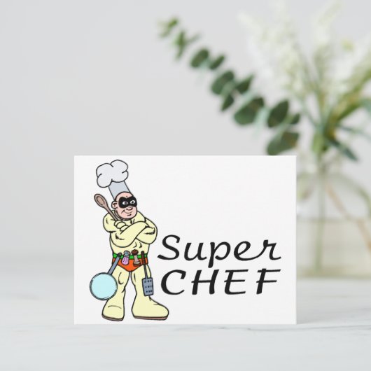 Carte Postale Super Chef (Debout devant)