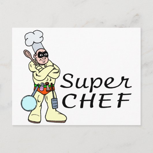 Carte Postale Super Chef (Devant)