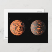 Carte Postale Super-Earth 55 Cancri E (Devant / Derrière)