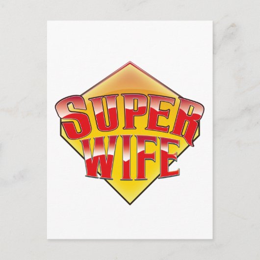 Carte Postale Super Épouse (Devant)