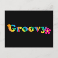 Super et Fleurs Couleurs vives 60s Hippie Design