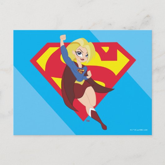 Carte Postale Super Hero filles Supergirl DC (Devant)