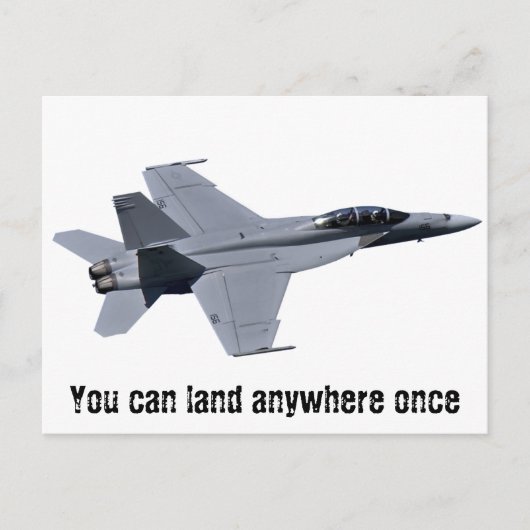 Carte postale Super Hornet de la US Navy F-18 (Devant)