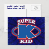 Carte postale Super Kid Boys (Devant / Derrière)