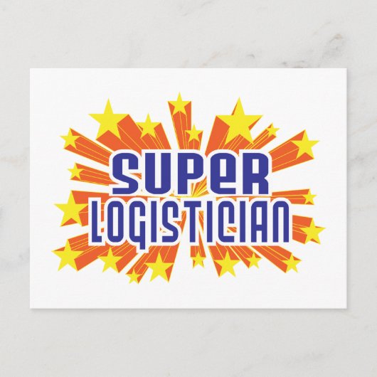 Carte Postale Super Logisticien (Devant)