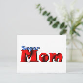 Carte postale Super Maman (Debout devant)