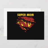 Carte Postale Super Maman (Devant / Derrière)