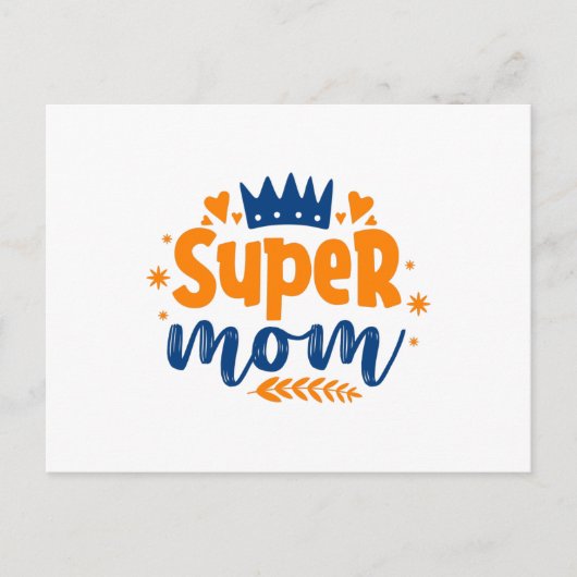 Carte Postale Super Maman (Devant)
