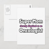 Carte Postale Super Maman ... Oncologue (Devant / Derrière)