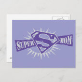 Carte Postale Super Maman Purple Starburst (Devant / Derrière)