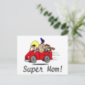 Carte Postale Super Maman (Van) (Debout devant)