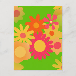 Carte Postale super mod floral
