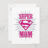 Carte Postale Super Mom Starburst (Devant / Derrière)