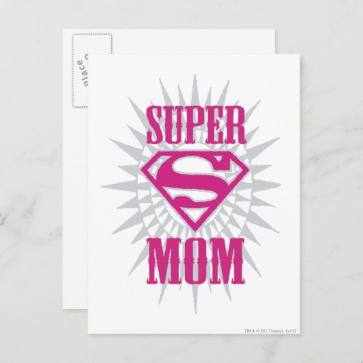 Carte Postale Super Mom Starburst (Devant / Derrière)
