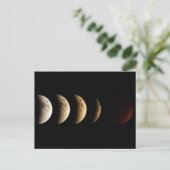 Carte Postale Super Moon, Blood Moon, Lunar Eclipse, 2015 (Debout devant)