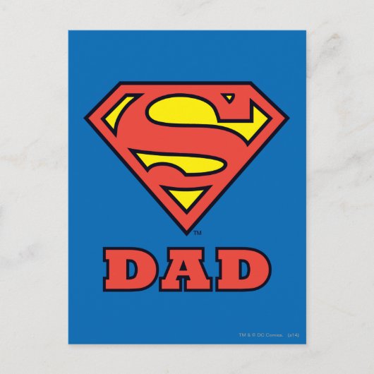 Carte Postale Super papa (Devant)