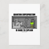 Carte Postale Super-position quantum Is Hard to Explain (Devant)