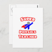 Carte Postale Super professeur de physique (Devant / Derrière)