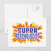 Carte Postale Super psychologue (Devant / Derrière)