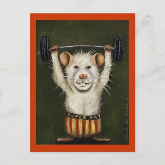 Carte Postale Super Rat (Devant)