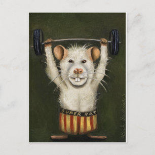 Carte Postale Super Rat