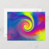 Carte Postale Super spirale spirale Abstraite (Devant / Derrière)