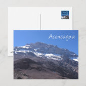 Carte Postale Super Summit View, Mont Aconcagua, Argentine (Devant / Derrière)