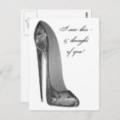Carte Postale Super talon haute Stiletto Chaussure Cadeaux d'art (Devant / Derrière)