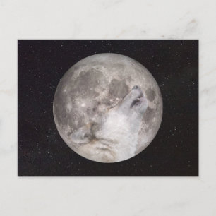 Carte Postale Super Wolf Moon